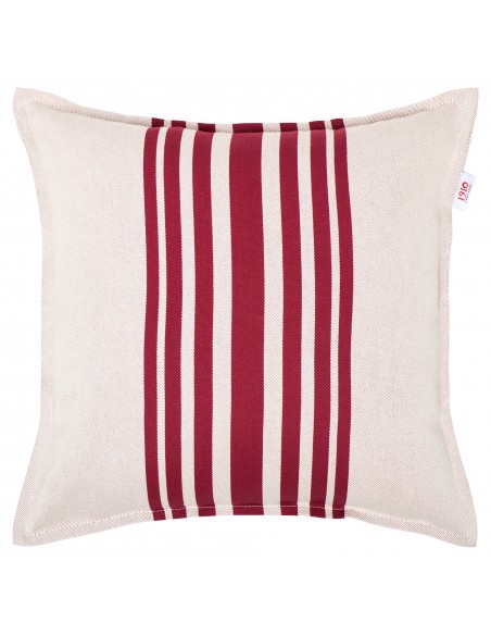 Housse de coussin carré, coton bio, Marra Raisin