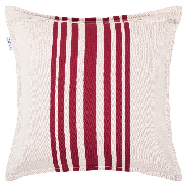 Cushion cover organic cotton twill square Marra Raisin