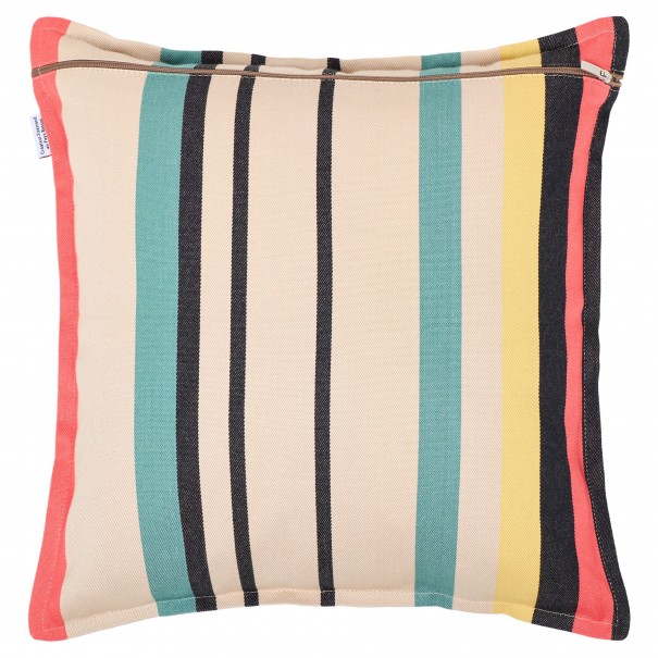 Housse de coussin carré coton bio sergé