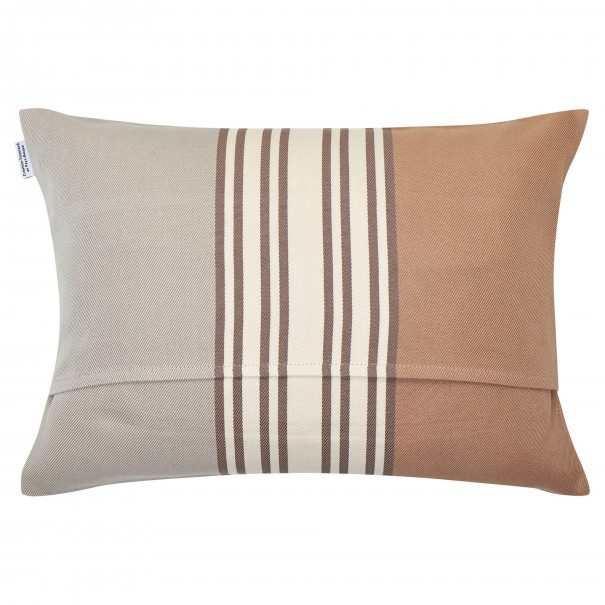 Coussin rectangulaire coton bio sergé déhoussable