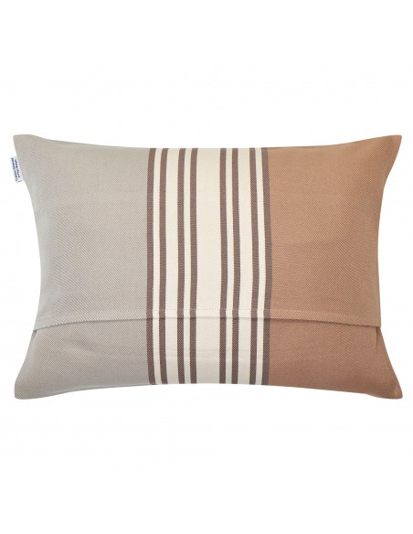 Coussin rectangulaire coton bio sergé déhoussable