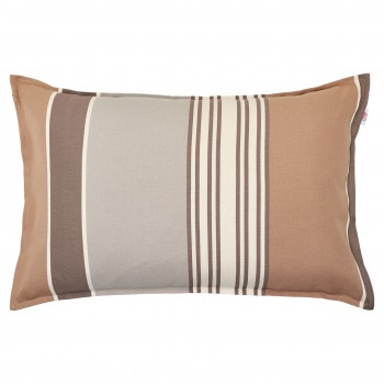 Housse de coussin rectangulaire coton bio Eneko Etain 2