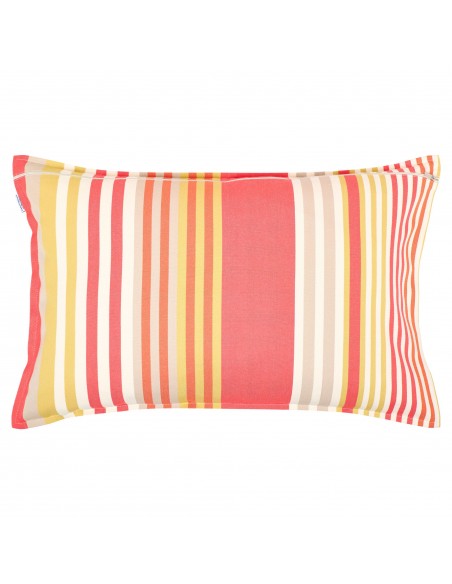 Housse de coussin rectangulaire coton bio