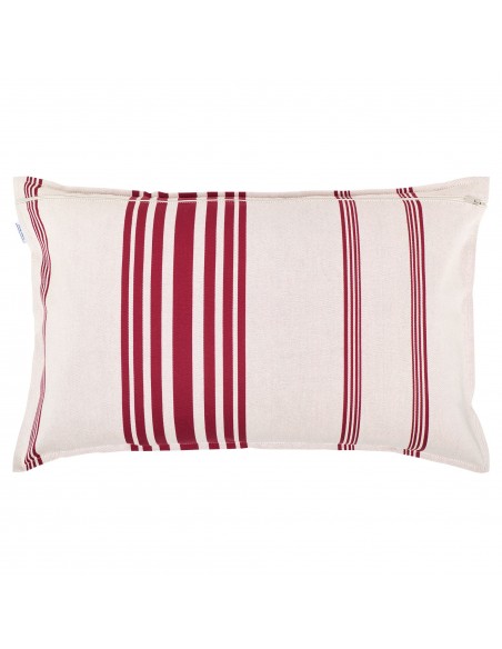 Housse de coussin rectangulaire coton bio