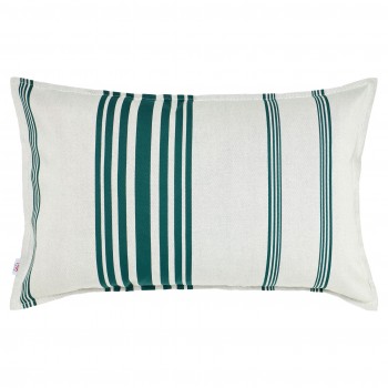 Housse de coussin rectangulaire coton bio Marra Vert