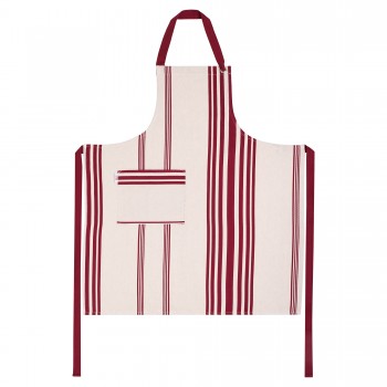 Adjustable organic cotton apron Marra Raisin