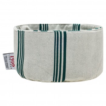Panière à pain ronde coton bio sergé Marra Vert