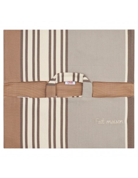 Porte plat à tarte Eneko Etain, coton bio