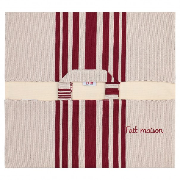 Flat pie holder Marra Raisin, organic cotton