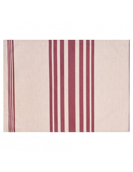 Set de table ourlé enduit Marra Raisin