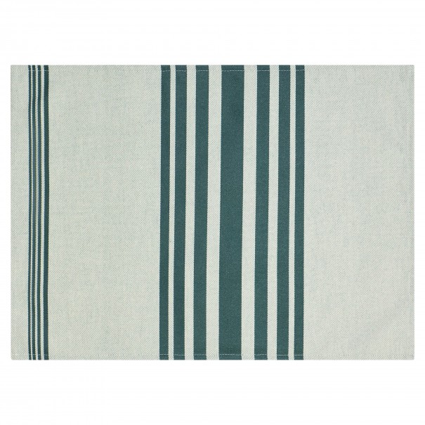 Set de table ourlé enduit Marra Vert