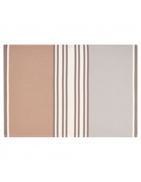 Set de table ourlé coton bio sergé Eneko Etain