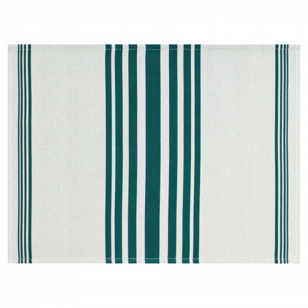 Set de table ourlé coton bio sergé Marra Vert