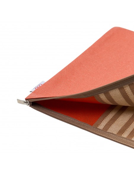 Pochette plate enduite