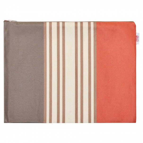 Pochette plate enduite