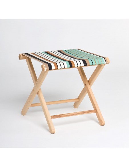 Made canvas outdoor footrest