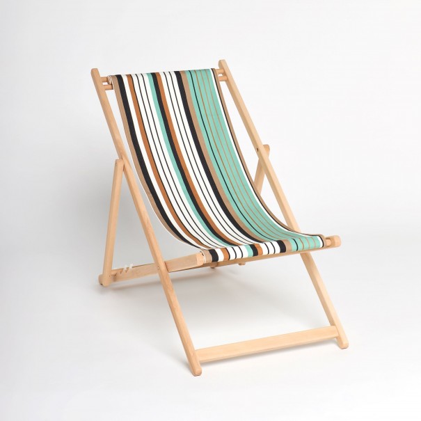 Canvas deckchair made outdoor full sun