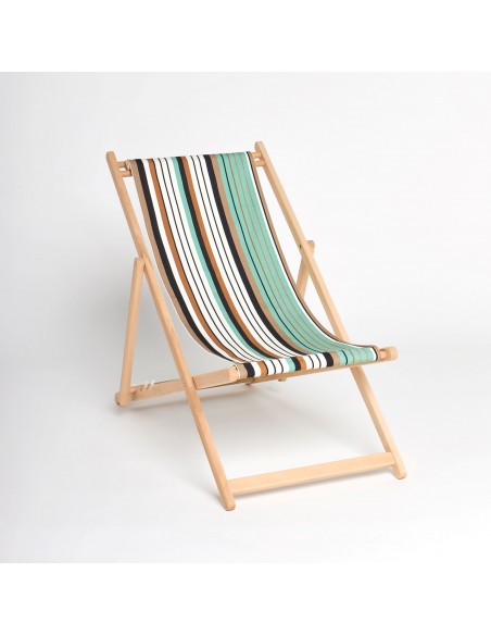 Canvas deckchair made outdoor full sun