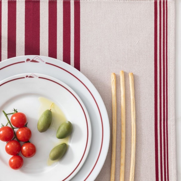 Nappe en coton bio Marra Raisin