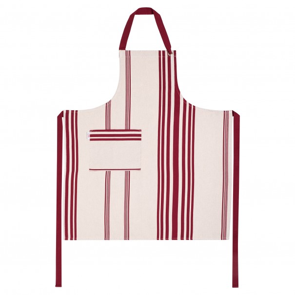 Adjustable organic cotton apron Marra Raisin