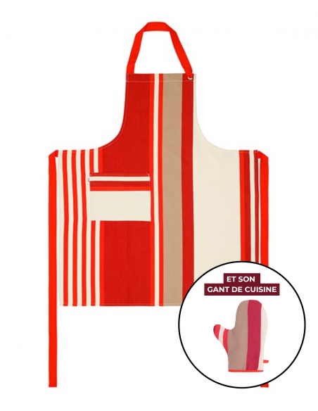Tablier & gant de cuisine