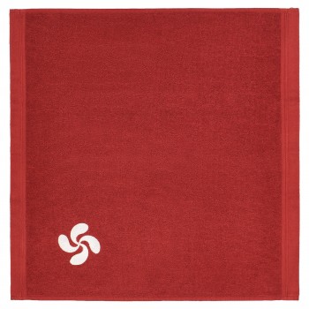 Embroidered terry hand towel