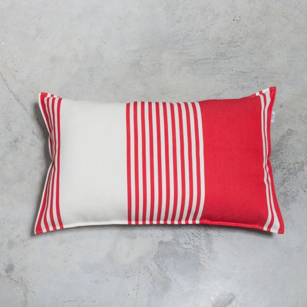 Housse de coussin rectangulaire coton 