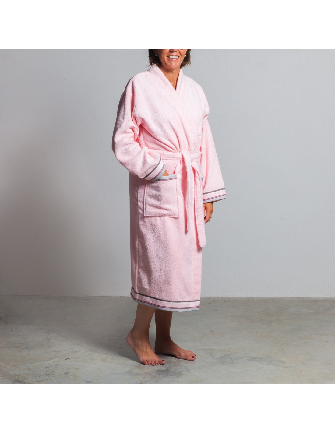 peignoir bain eponge