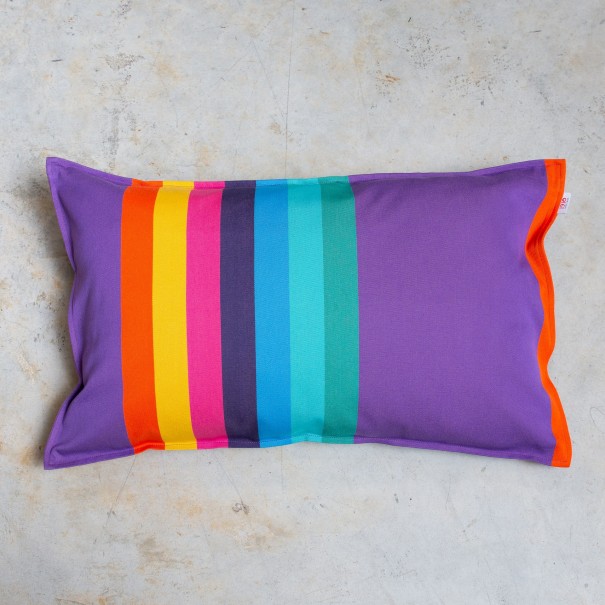 Housse de coussin rectangulaire coton