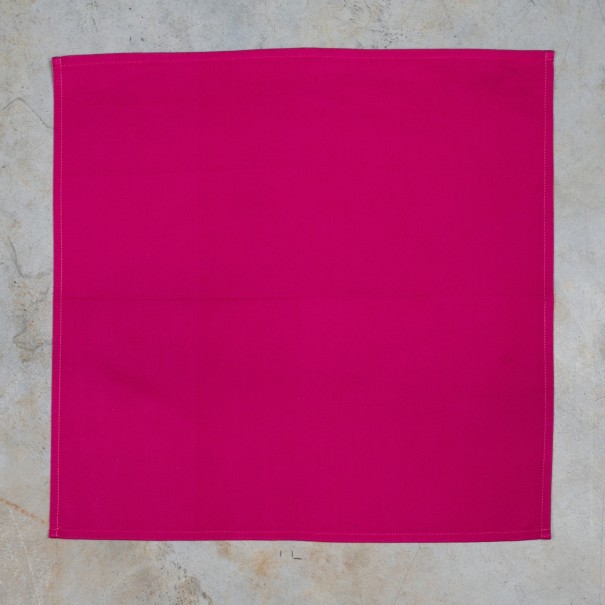 Serviette de table ourlée coton