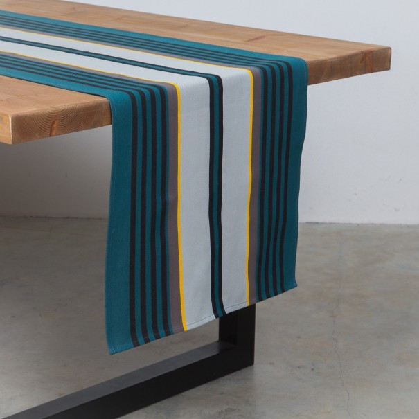 Coated canvas table runner