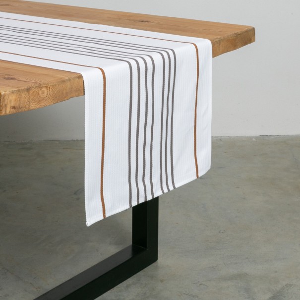 Coated canvas table runner