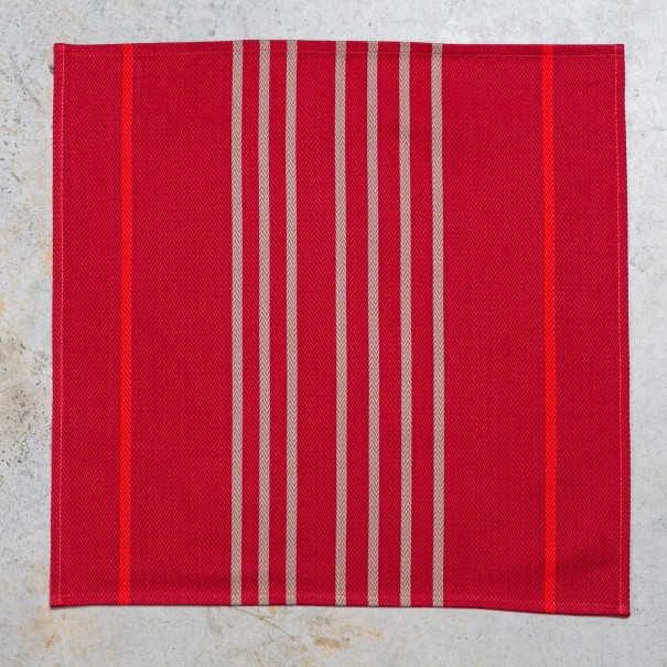 Serviette de table ourlée coton