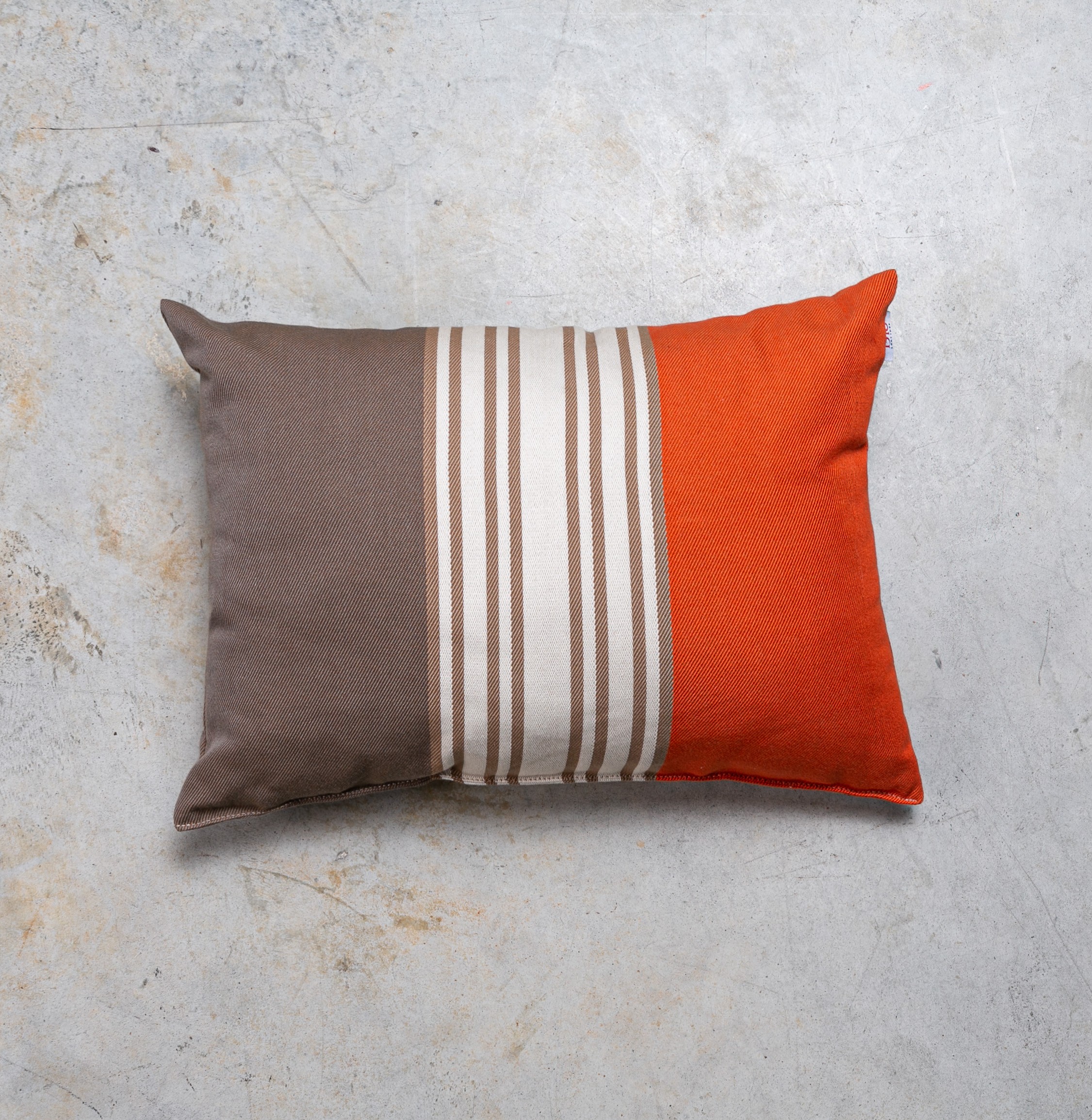 rectangular orange cushion